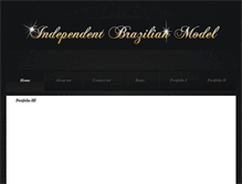 Tablet Screenshot of independentbrazilianmodel.com